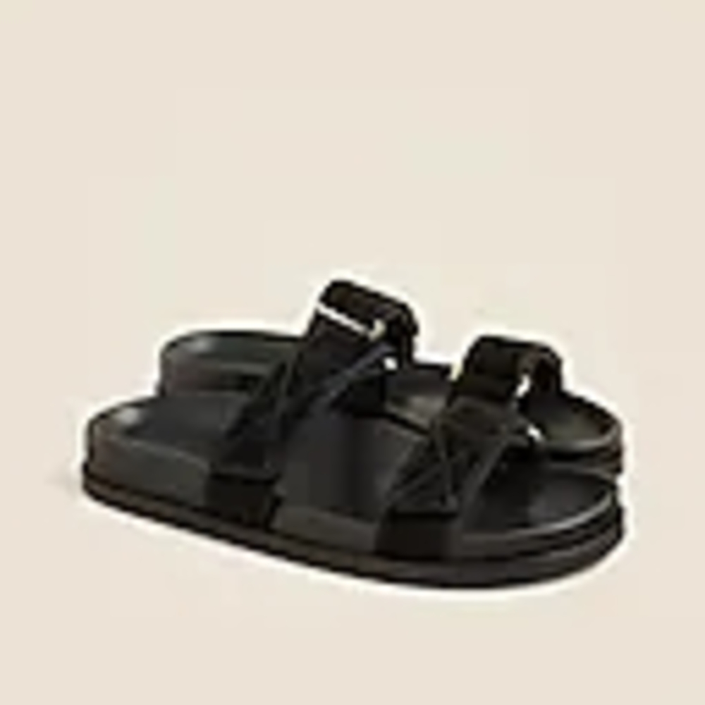 🎁J. Crew Black Sandals